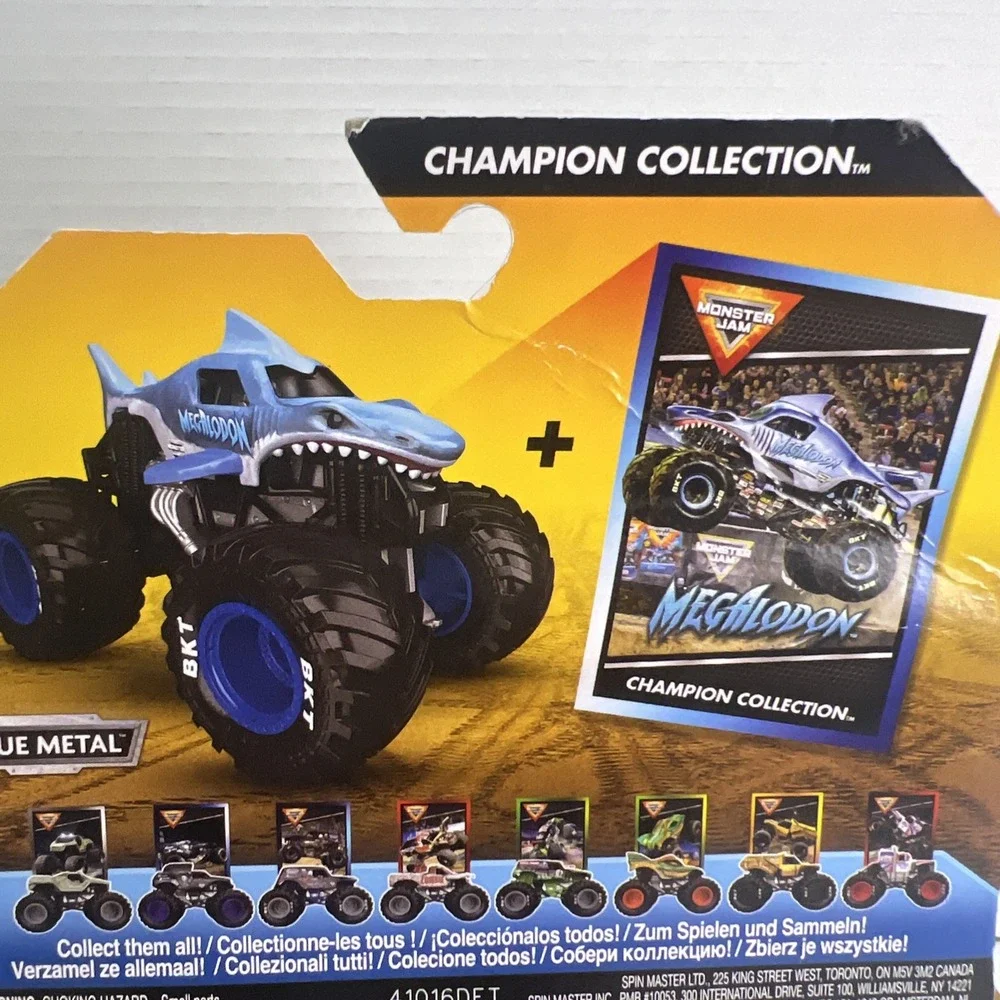 NIB Monster Jam Champion Collection Megalodon Monster‎ Truck Target Exclusive